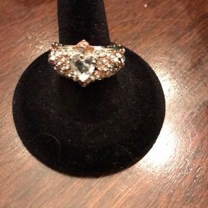 Heart diamond with skulls